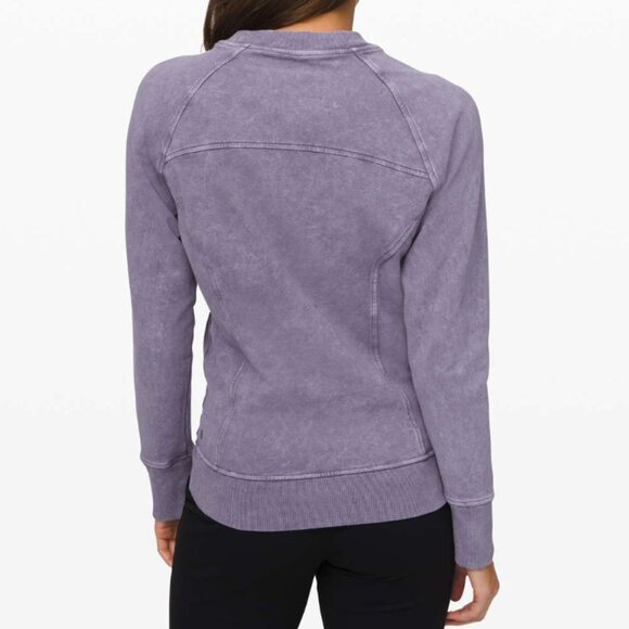 Lululemon Scuba Crew *Wash Washed Purple Quartz size 8 - Picture 4 of 9
